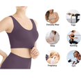 thumbnail image 4 of Bras for Women Push-Up Seamless Bra Solid Print Multicolour L 3-Pack, 4 of 8