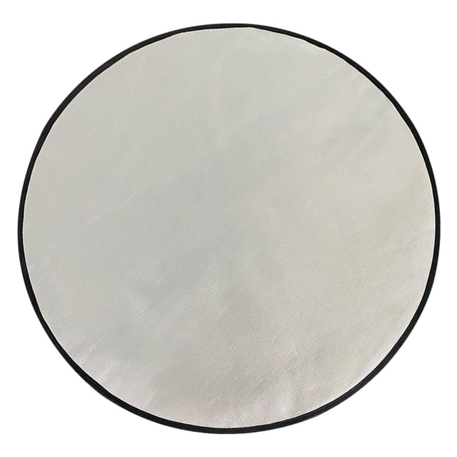 pdqouc Tapis de Foyer Rond Tapis Ignifuge pour sous le Foyer Facile à Nettoyer Résistant à la Chaleur Tapis sous le Gril pour Gril Extérieur Tapis Pare-Chaleur Idéal comme Tapis de Gril sur Patio