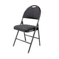 thumbnail image 3 of Mainstays Fabric Folding Chair Black, 3 of 3