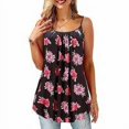 thumbnail image 2 of fastboy Vest Loose Print Summer Strap Top Woman Sleeveless T-Shirt Tanktop Type 4 M, 2 of 5