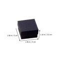 thumbnail image 4 of 72Pcs Small Size Jewelry Cases Black Kraft Paper Jewelry Box Storage Box (Black), 4 of 8