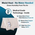 thumbnail image 4 of Medical Grade Heating pad with Automatic Moist Heat by Thermotech, High Heat Heating pad for Back Pain and Cramps - Extra Large King Digital - 26" by 14", 4 of 7