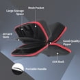 thumbnail image 4 of Unique Bargains  Case for Switch 2 Versatile Case with 20 Game Card Slots for Nintendo for Switch 2 Carrying Case Travel Case for Switch 2 Console Black Red, 4 of 6