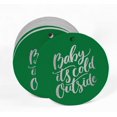 thumbnail image 2 of Inkdotpot Silver Foil Paper Hang Tags Baby It's Cold Outside Baby Shower Favor Tags 50 Pieces, 2 of 6