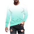 thumbnail image 2 of RXIRUCGD Haut Imprimé Dégradé pour Homme, Haut/chemise Décontracté à Manches Longues à Col Rond, Multicolore, Taille : 4TG, 2 of 5