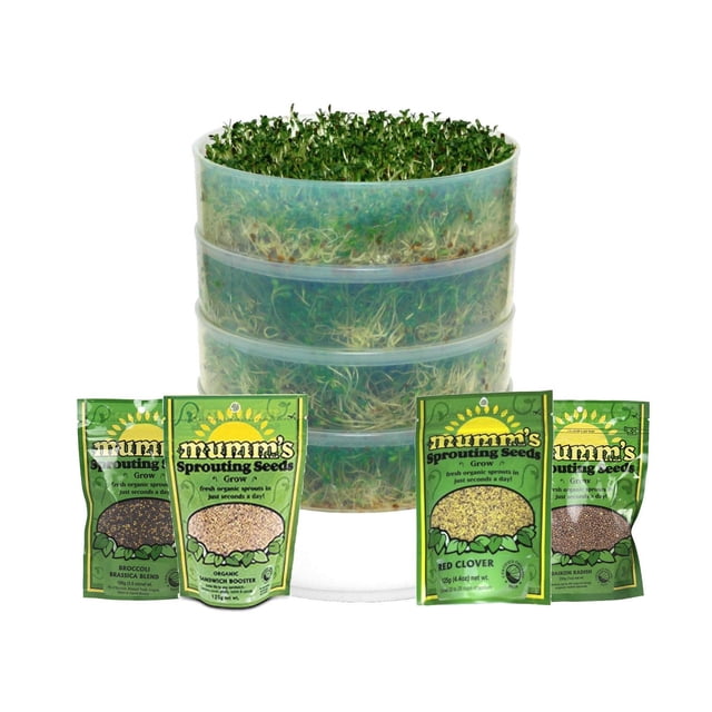 Victorio 4-Tray Seed Sprouter with Starter Kit