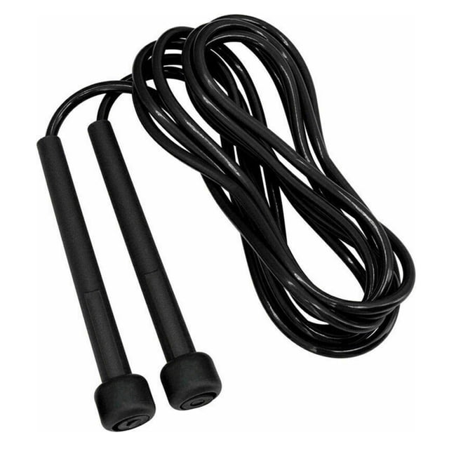 Yeacher Corde à Sauter de Vitesse Boxe Saut Perte de Poids Exercice Entraînement Physique pour Filles en Noir, une Corde à Sauter en nylon de 9 Pieds avec Poignées Ergonomiques Antidérapantes pour une Prise Confortable. Convient à l'Utilisation à la Maison Ou au gym, Améliore l'Endurance, la Flexibilité et l'Équilibre Tout en Favorisant la Perte de Poids. Léger à 75 g, Cet Accessoire de Mise en Forme Aérobique Est Idéal pour le Conditionnement Cardiovasculaire et le Tonus des muscles.
