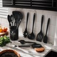 thumbnail image 3 of Ensemble d'Ustensiles de Cuisine en Silicone - Ensemble de 15 Pcs d'Ustensiles Non en Silicone pour la Cuisson, Qualité Alimentaire Résistante à la Chaleur 428F, 3 of 5