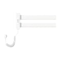 thumbnail image 2 of veasfak Electric Heated Towel Rack Wall Mounted Warming Rack for Shower Bathroom SPA white, 2 of 9