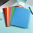 thumbnail image 2 of ZTTD 6 Pack Folders with Pockets, 2 Pocket Folders with Business Card Slot, Plastic Folder with Pockets, Heavy Duty File Folder Bulk, S-chool Business Office Filing Supplies, Random Color, 2 of 9