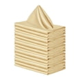 thumbnail image 1 of kurtrusly 20pack/lot Fashionable Table Napkins For Wide Range Of Applications Easy champagne gold, 1 of 6