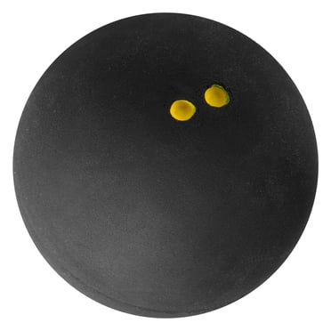 HEALEEP Squash Beginner Black Rubber Training 1Pcs