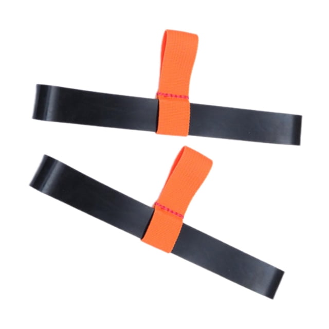 koolsoo 2 Pcs Bande de Retenue de Plongée pour Tuyau Cylindre Bande de Retenue Élastique Résistante à l'Usure Facile à Utiliser pour Cylindre 6L orange