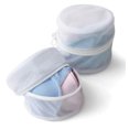 thumbnail image 2 of Mainstays Intimate Wash Bag with Safety Zipper - Set of 2 - White, 2 of 2