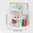 thumbnail image 2 of DIY Wooden Drawing Board Painting Coloring Craft Decoration, For Home Organization And Bathroom, 2 of 3
