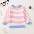 thumbnail image 2 of Gubotare Little Girls Shirts Toddler Girl Shirts Ruffled Long Sleeve Baby Tee Tops, Ribbed Toddler Girl Blouse, Baby Girl Clothes Size 2T 3T (Red,2-3 Years), 2 of 3