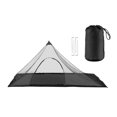 thumbnail image 4 of S SERENABLE Bivy Tent Personal Tent Triangle Compact Easy Setup Sleeping Net Tent Oxford Cloth for Trekking Hiking Tourism Outdoor Sports Black, 4 of 9