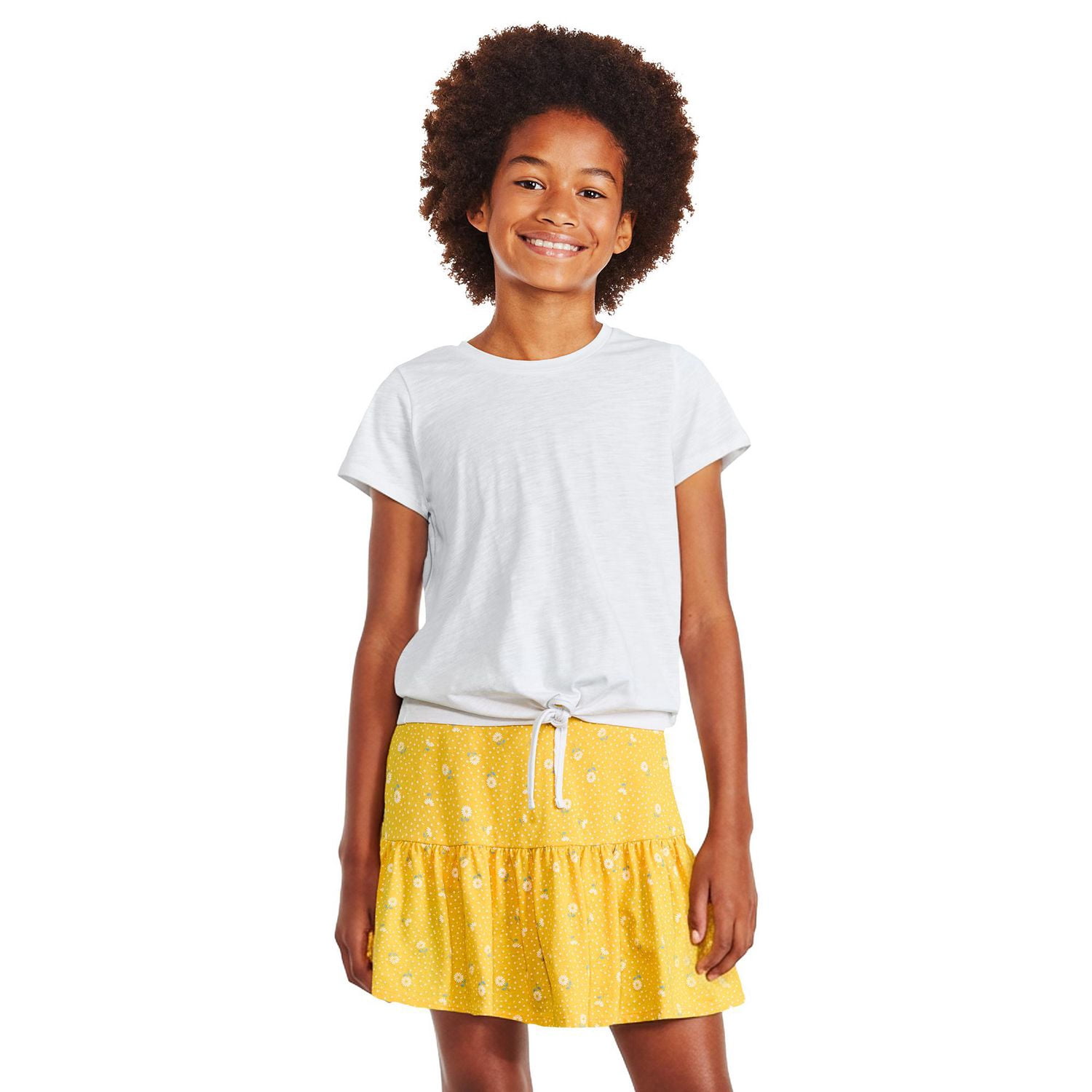 T-shirt noué sur le devant George pour filles