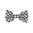 thumbnail image 1 of Pre-tied Bow Tie in Gift Box- Black & White Large Checkered, 1 of 1