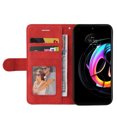 thumbnail image 5 of Étui Compatible Motorola Edge 20 Lite, Étui Portefeuille en Cuir avec Support, Vue, Fermoir Magnétique, Étui Folio à Rabat pour Téléphone - Rouge, 5 of 5