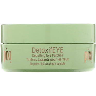 Pixi Beauty, Skintreats, DetoxifEye, Patchs pour les Yeux à Effet Bouffant, 30 Paires + Spatule