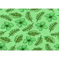 thumbnail image 1 of Ahgly Tapis Rectangulaire Lavable en Machine Vert Transitionnel, 2 Pieds x 5 Pieds, 1 of 7