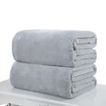 thumbnail image 4 of 50 X 70CM Super Soft Warm Solid Warm Micro Plush Fleece Blanket Throw Rug Sofa Bedding, 4 of 4