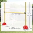 thumbnail image 3 of Dog Agility Training Equipment, 4 PCS Obstacle Course Height Adjustable, 3 of 10