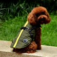 thumbnail image 2 of MesaSe Pet Printed Cold Weather Coat Harness Pet Winter Warm 2 In 1 Outfit Padded Jacket For Small Puppy Dogs, 2 of 8