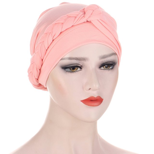Bangcool Turban Tresse Torsadée Bonnet Élastique Couverture de Perte de Cheveux Sleep Cap
