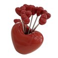thumbnail image 3 of Fruit Fork Set, Delicate Appearance Food Pick Forks Sturdy and Not Easy to Rust Stainless Steel Fruit Fork with Holder for Fruit Cake and Ice Cream Desserts, 3 of 8