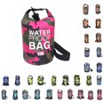 thumbnail image 4 of 2L Inflatable Swimming Bag Multifunction Dry Sack Large Capacity Dustproof Washable Storage Pouch Boating Lifebelt Water Sports Orange Camouflage 24x72cm, 4 of 9