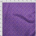 thumbnail image 4 of oneOone Coton Flex Tissu Bleu Jacobée Robe Florale Tissu Tissu Imprimé par la Cour 40 Pouces de Large, 4 of 4