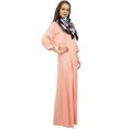 thumbnail image 2 of Bimba Robe Maxi pour Femme avec Pompon avec Foulard Boho Pêche Robes d'Été-6, 2 of 6