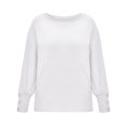 thumbnail image 5 of 2025 Chandails pour Femmes Hiver Automne Robe Chandails pour Femmes Décontracté Ample Manches Longues Chandail en Molleton pour Hommes Chandail Tricoté Hauts, 5 of 5
