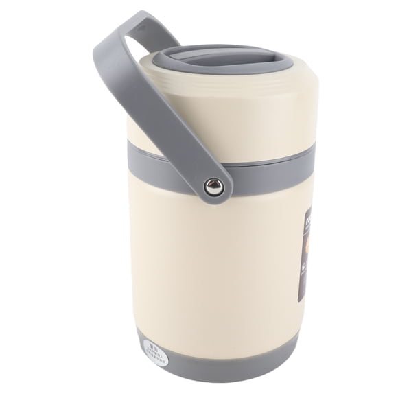Cuiseur Thermique, Casserole Élévatrice en Acier Inoxydable 2 L 20 W à Température Constante avec Conservation de la Chaleur et Poignée de Transport, Mini Casserole Thermique Portable pour Cuisson hors Glace Camping Voyage