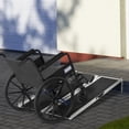 thumbnail image 2 of HOMCOM Rampe de Fauteuil Roulant 5 Pi Trottinette Mobilité Antidérapante Superposition, 2 of 10