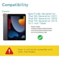 thumbnail image 2 of Touch Keyboard Case for iPad 9th / 8th / 7th Generation (2021/2020/2019) 10.2 Inch, with Pencil Holder - Magnetically Detachable Touch Bluetooth Keyboard, 2 of 7