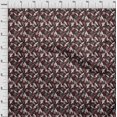 thumbnail image 4 of oneOone Polyester Spandex Brown Fabric Tropical Leaf Sewing Craft Projects Fabric Prints By Yard 56 Inch Wide, 4 of 5