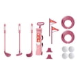 thumbnail image 2 of Children Golf Training Toy Golf Course Toy Set for Lawn Indoor 3 4 5 6+ Year Old Pink, 2 of 8