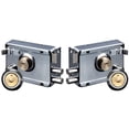 thumbnail image 4 of mmirethe Iron Wear-resistant Insurance Lock House Padlocks Locking Anti-Theft Universal Heavy-Duty Security Gear With Key Left Open with Edge, 4 of 6