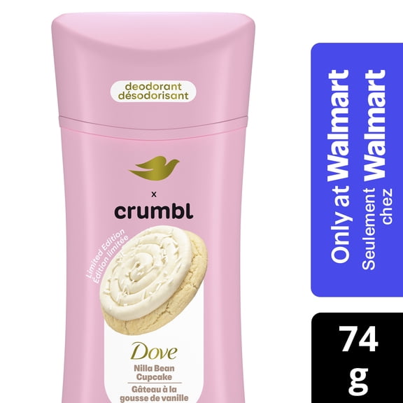 Dove Crumbl Nilla Bean Cupcake Deodorant Stick, 74g | Limited Edition