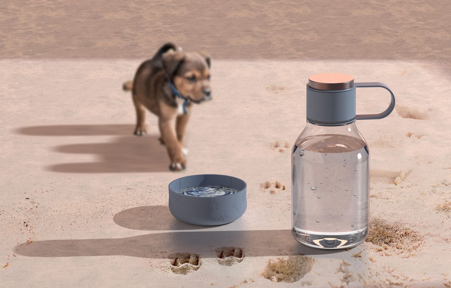 Asobu Dog Bowl Bottle Lite 33oz Set of 2