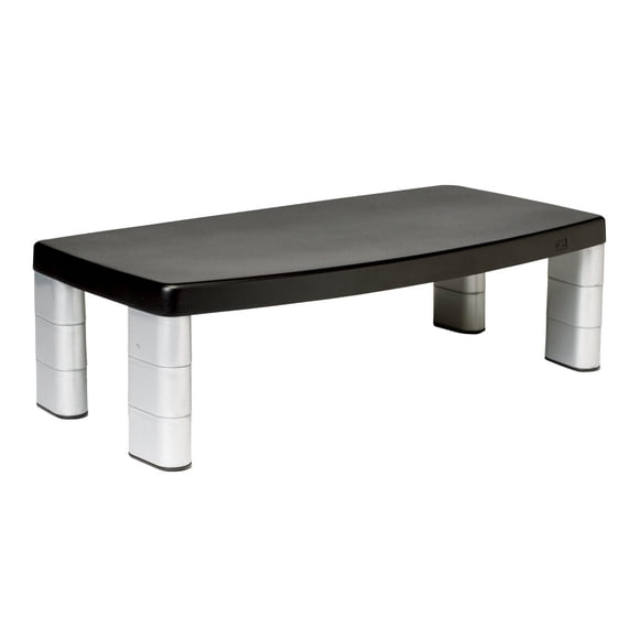 Support pour moniteur réglable MS90B 3M(MC), noir et argent, très large, 12 x 20 x 5,875 po