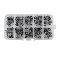 thumbnail image 1 of 100 Pcs Guide de Canne à Pêche en Acier Inoxydable, Mini Anneaux de Poche, Pièces de Rechange pour Débutants Professionnels, 1 of 8