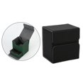 thumbnail image 4 of Premium Trading Card Deck Box, Holder Storage Organizer Sturdy Hobbies W/ Closure Kids Children Durable Standard Game Card for Tcg black, 4 of 8
