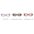 thumbnail image 4 of DAMAIE Rectangle Sunglasses Women Vintage Retro Glasses Wide Black Tortoise Frame, 4 of 6