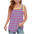 thumbnail image 1 of RXIRUCGD 2025 Vêtements d'Été pour Enfants Filles Décontracté Sans Manches Col Rond Imprimé, 1 of 5