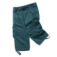thumbnail image 4 of FAIWAD Men's Casual Elastic Waist Zipper Multi-Pockets Short Pants Drawstring Hem Loose Outdoor Shorts, 4 of 6
