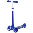 thumbnail image 1 of CoSoTower 3 Wheel Kids Scooter, Toddler Kick Scooter with Adjustable Height, Rear-Fender Brake, LED Light, TPE Handlebar, Blue, 1 of 7